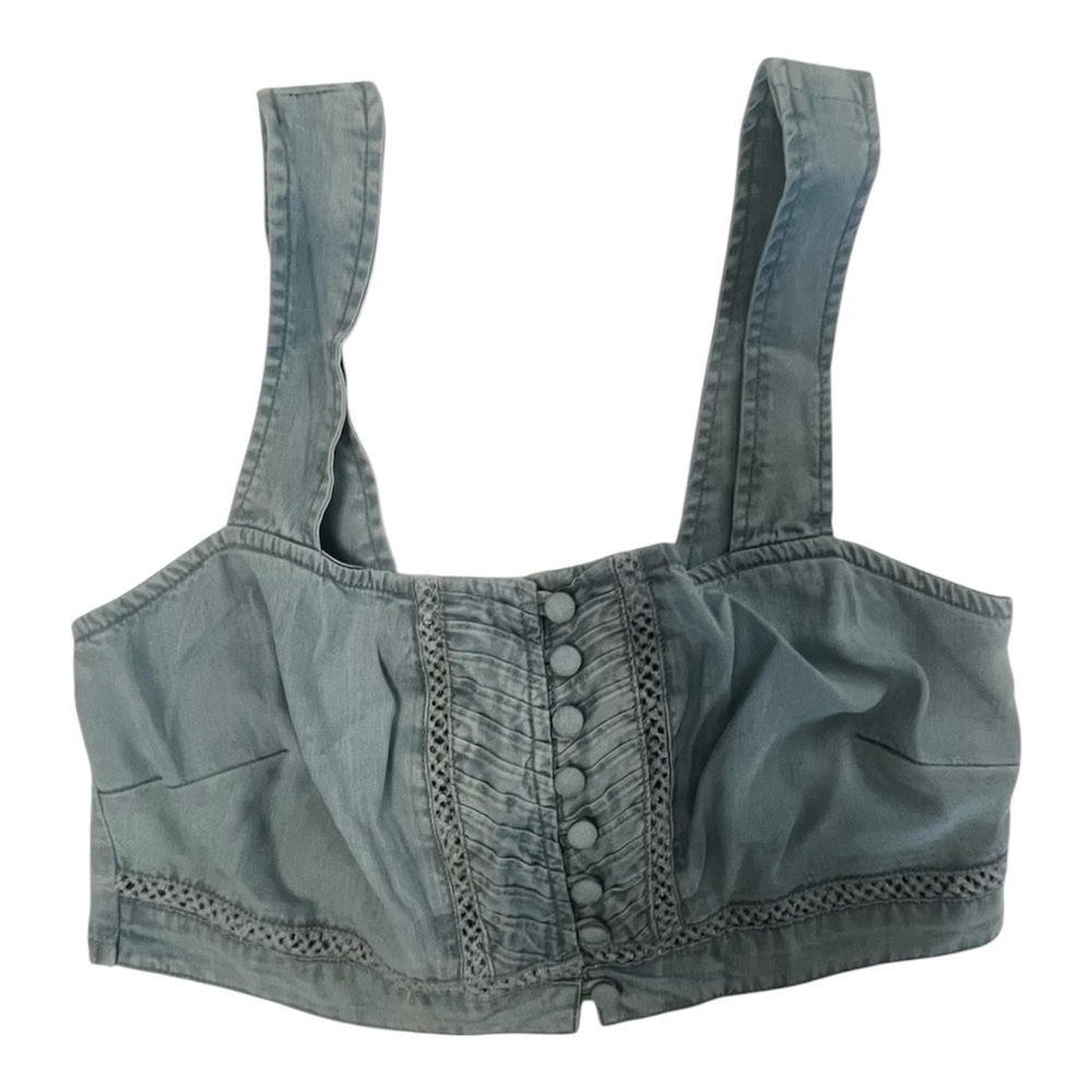 GUESS Jaylani Crop Top Women’s Medium Sleeveless Excellent Condition